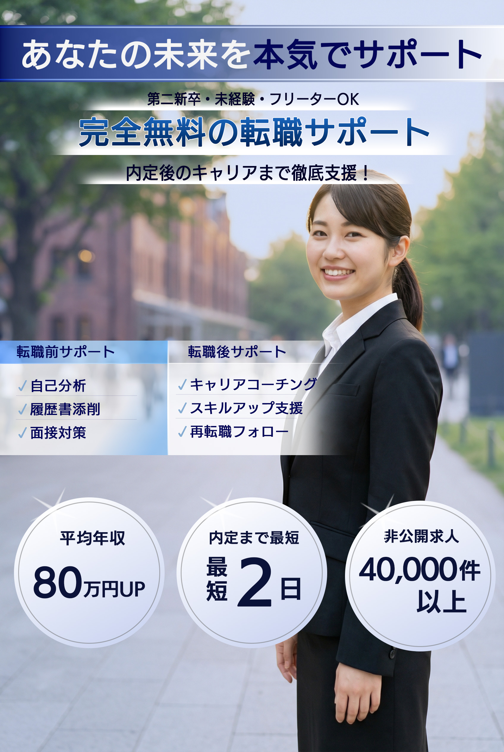 若手の未来に本気で向き合う転職サポート